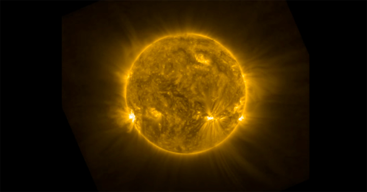 Un ‘serpente’ nel nostro Sole: il video ripreso dalla sonda Solar Orbiter