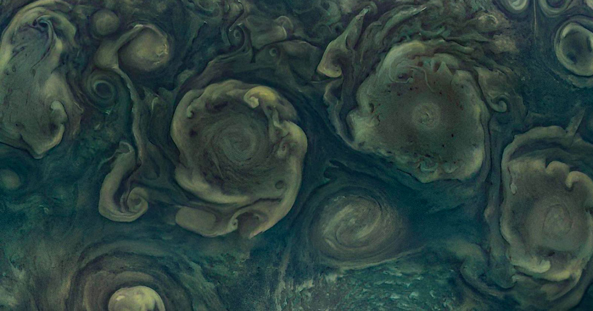 Questa non è la tela di un pittore: questa è un’immagine che viene dallo spazio