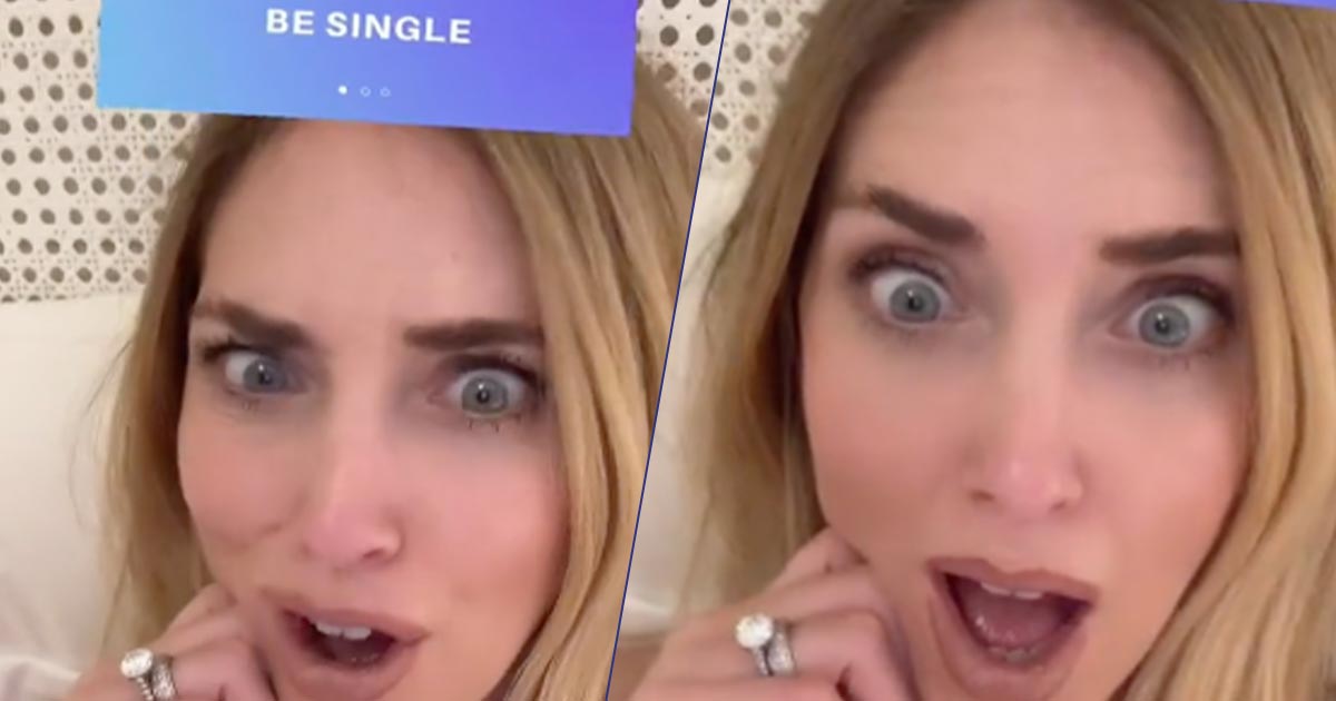 Il filtro le aveva predetto che quest’anno sarebbe diventata single: il vecchio video di Chiara Ferragni diventa virale