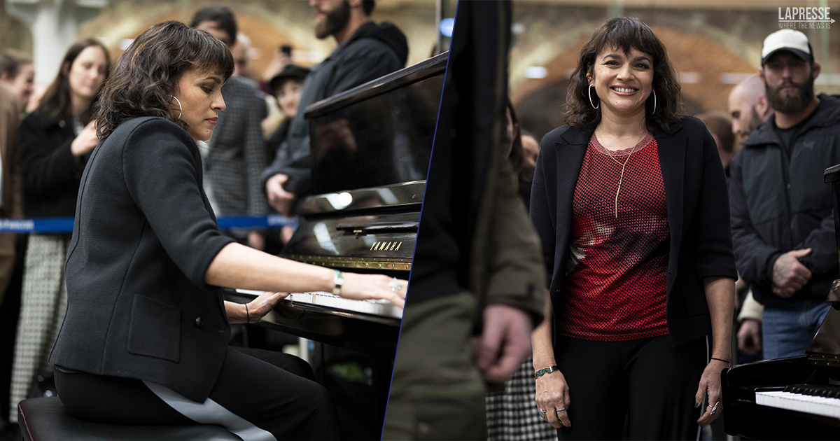 Norah Jones incanta Londra: il video dell’esclusiva performance al pianoforte alla stazione St Pancras