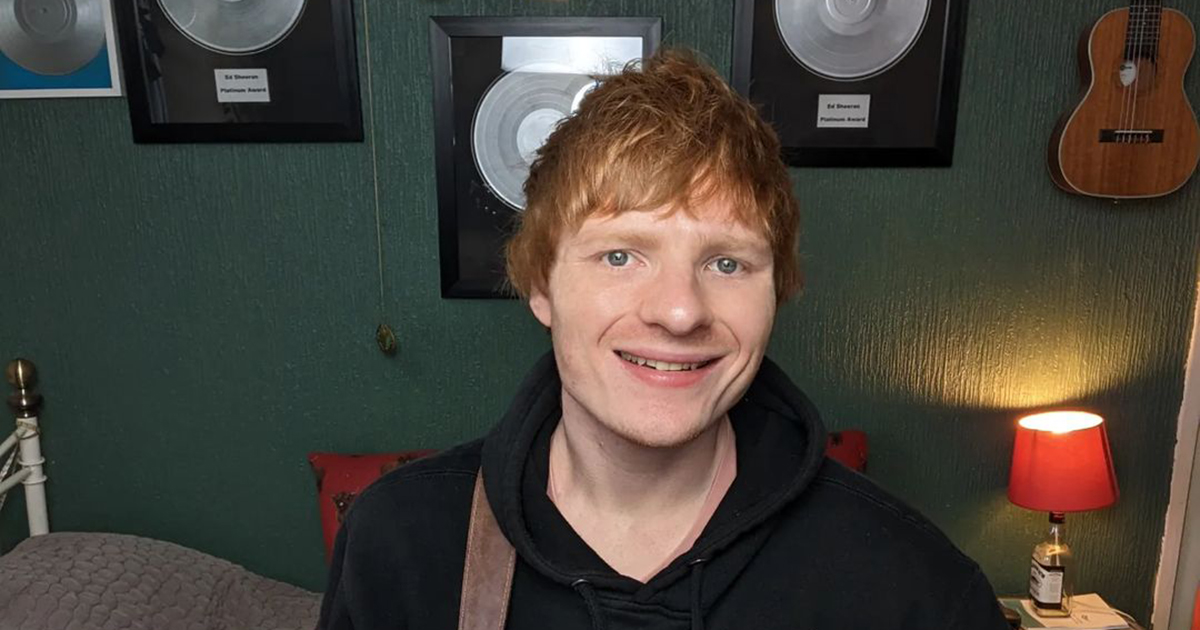 Una fan di Ed Sheeran ha sposato il sosia del cantautore: ecco l’incredibile somiglianza