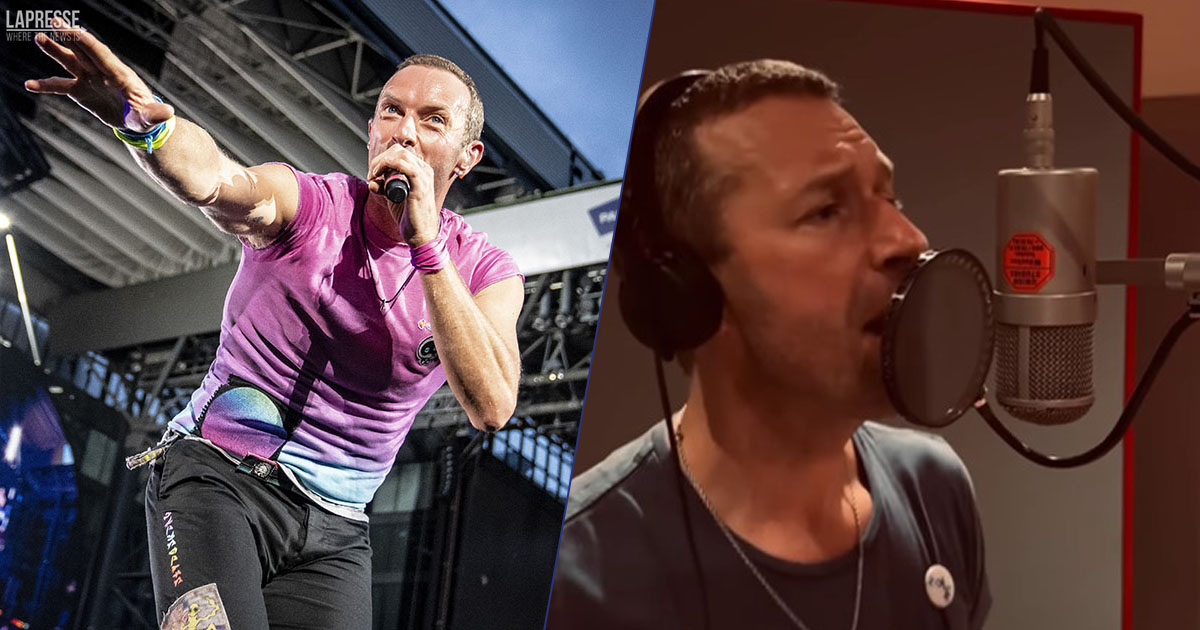 Coldplay, Chris Martin condivide uno spoiler del brano ”We Pray”: ecco il video e i featuring