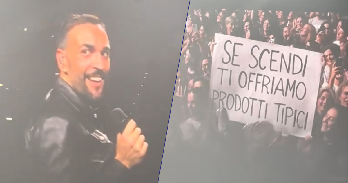Marco Mengoni e “l’offerta che non si può rifiutare”: il video del concerto è esilarante Marco Mengoni e “l’offerta che non si può rifiutare”: il video del concerto è esilarante