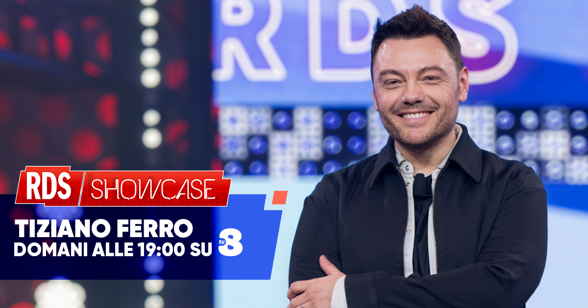 RDS Showcase Tiziano Ferro: guarda il live esclusivo