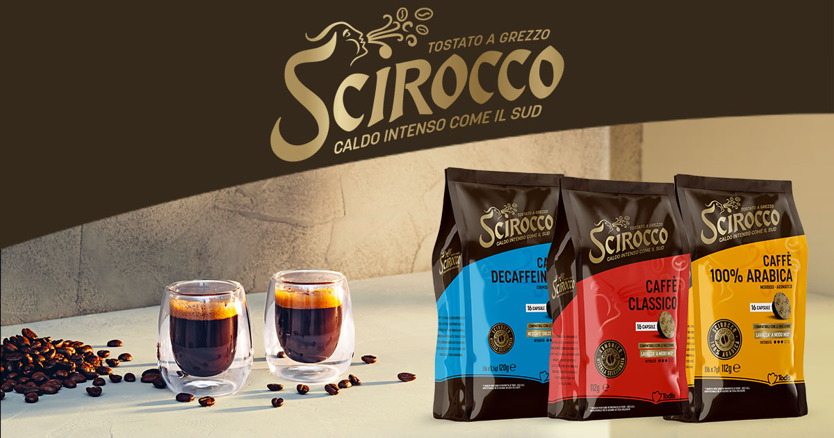 Todis: Il caffè Scirocco che porta il carattere del Sud in ogni tazzina