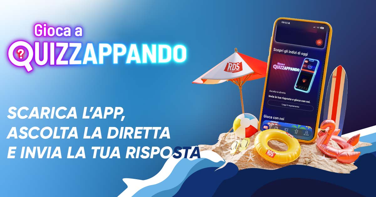 Quizzappando con RDS: ascolta la radio, trova l’indizio in App e prova a vincere