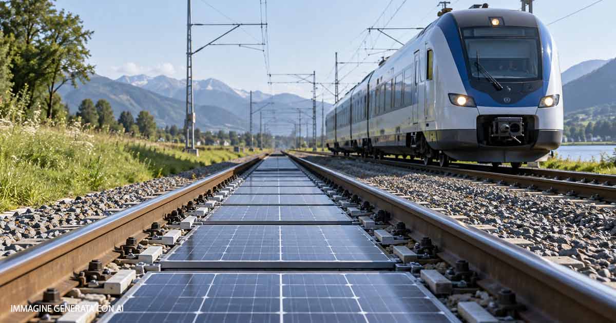 Pannelli solari sui binari ferroviari come funziona il ferrovoltaico