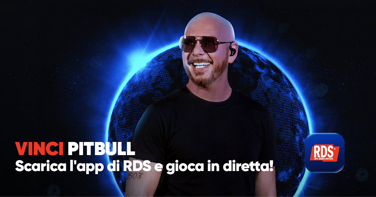 Vinci i biglietti per Pitbull a Milano: scarica l’app RDS e vai all’unica data italiana di Mr. Worldwide Vinci i biglietti per Pitbull a Milano: scarica l’app RDS e vai all’unica data italiana di Mr. Worldwide