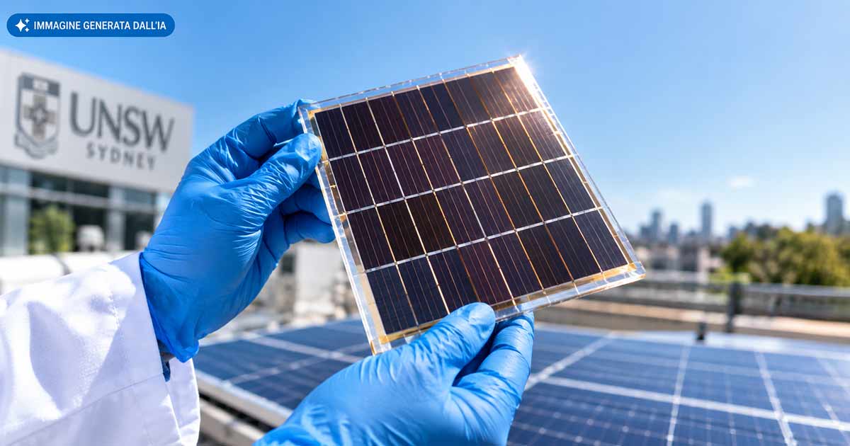 Pannelli solari più potenti? La perovskite stabilisce un record mondiale e apre una nuova strada Pannelli solari più potenti? La perovskite stabilisce un record mondiale e apre una nuova strada