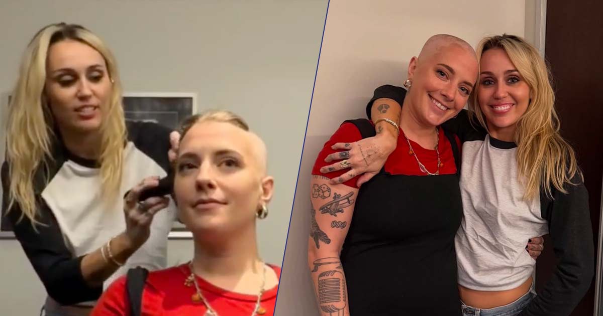 Miley Cyrus rasa i capelli a una fan malata di tumore: il video del loro incontro commuove il web Miley Cyrus rasa i capelli a una fan malata di tumore: il video del loro incontro commuove il web